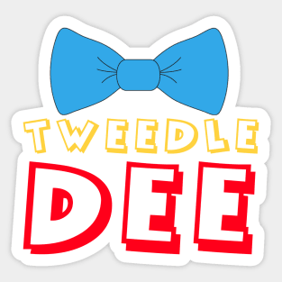 Tweedle Dee Sticker